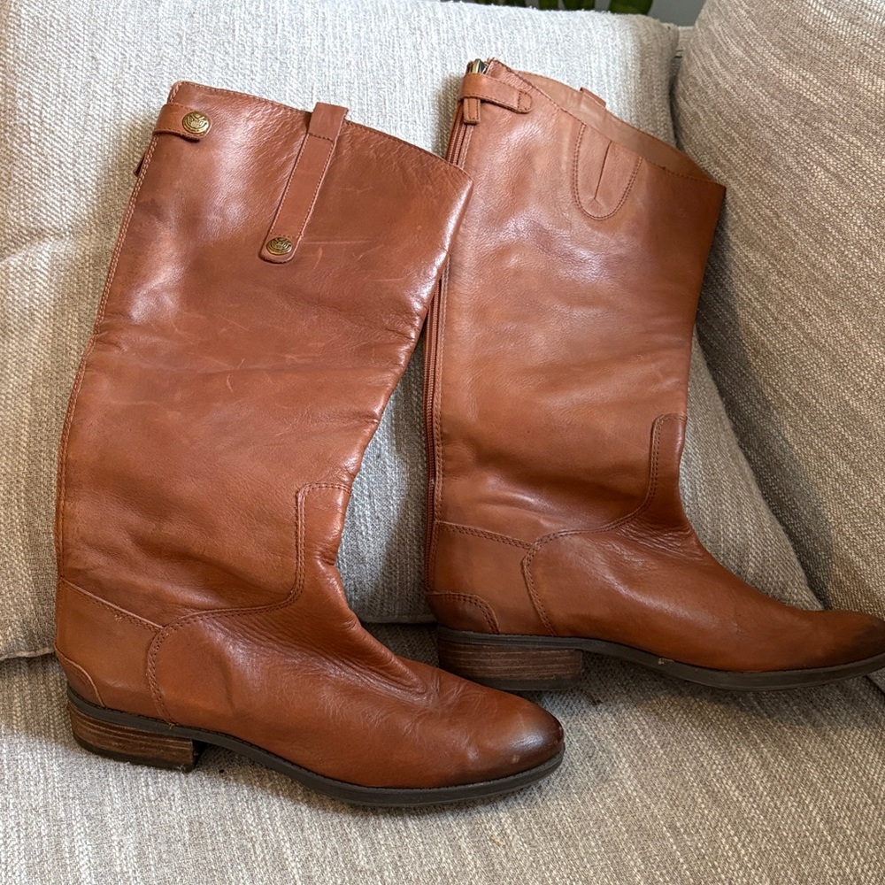 Sam Edelman Tan Leather Boots